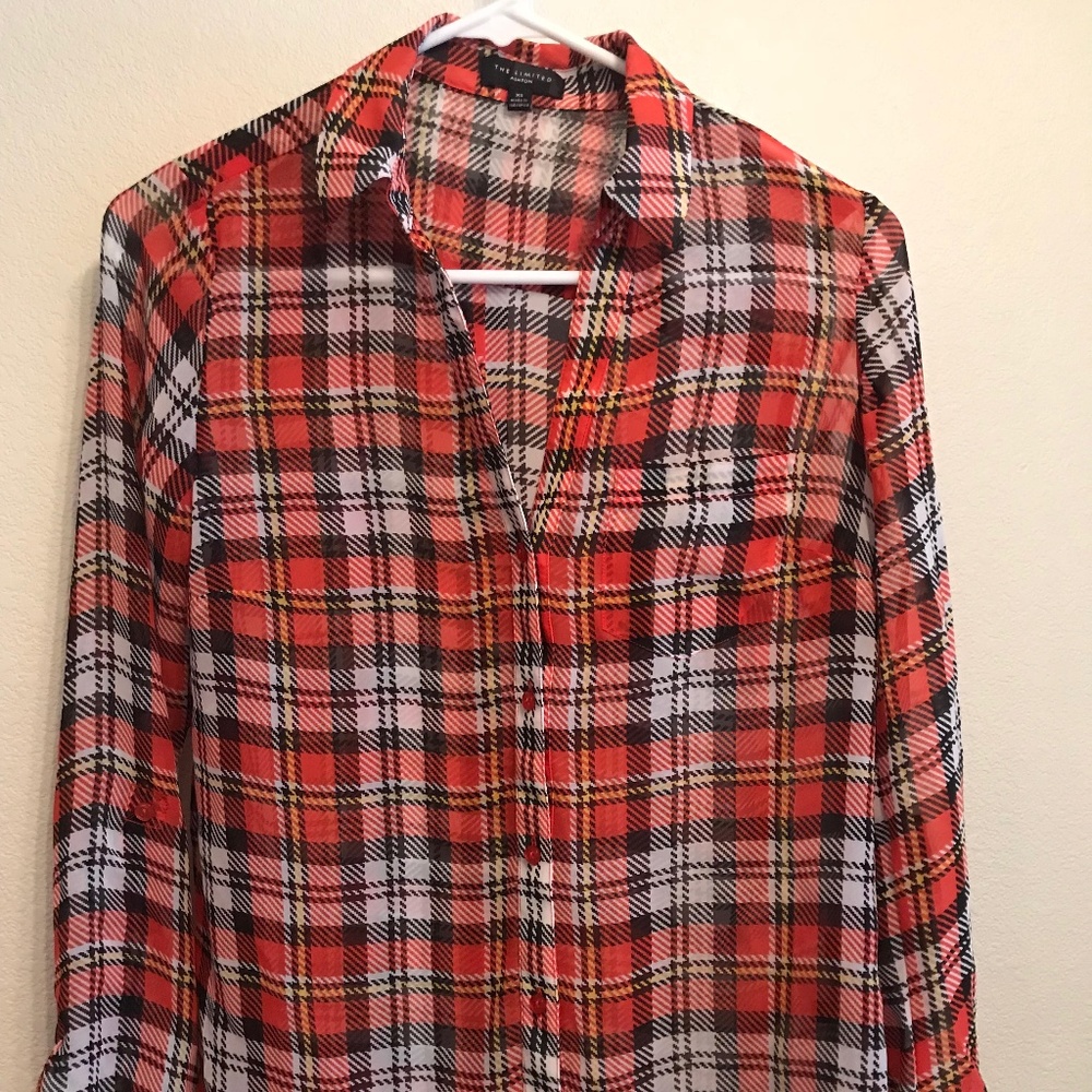 The Limited - Checked Blouse